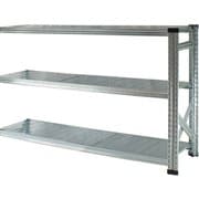 MS1593d5s [軽量 シンプル イタリア製 スチールラック 連結用 幅157.7×高さ91.7×奥行50cm 3段]