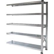 軽量 シンプル イタリア製 スチールラック 連結用 幅157.7×高さ157.6×奥行50cm 5段 MS15155d5s