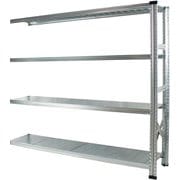MS17154d5s [軽量 シンプル イタリア製 スチールラック 連結用 幅172.7×高さ157.6×奥行50cm 4段]