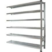 軽量 シンプル イタリア製 スチールラック 連結用 幅172.7×高さ184×奥行50cm 6段 MS17186d5s