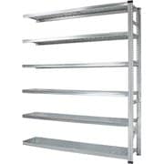 軽量 シンプル イタリア製 スチールラック 連結用 幅172.7×高さ210.4×奥行50cm 6段 MS17216d5s