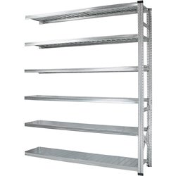 軽量 シンプル イタリア製 スチールラック 連結用 幅172.7×高さ236.8×奥行50cm 6段 MS17236d5s