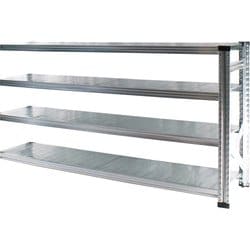 軽量 シンプル イタリア製 スチールラック 連結用 幅187.7×高さ104.8×奥行50cm 4段 MS18104d5s