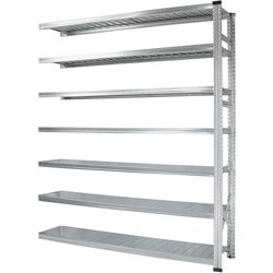 軽量 シンプル イタリア製 スチールラック 連結用 幅187.7×高さ197.2×奥行50cm 7段 MS18197d5s