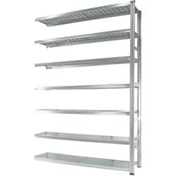 軽量 シンプル イタリア製 スチールラック 連結用 幅187.7×高さ250×奥行50cm 7段 MS18257d5s