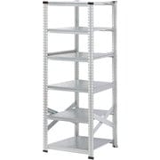 軽量 シンプル イタリア製 スチールラック 本体 幅67.7×高さ184×奥行60cm 6段 MS6186d6