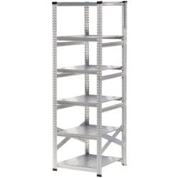 軽量 シンプル イタリア製 スチールラック 本体 幅67.7×高さ197.2×奥行60cm 6段 MS6196d6