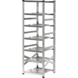 軽量 シンプル イタリア製 スチールラック 本体 幅67.7×高さ210.4×奥行60cm 7段 MS6217d6