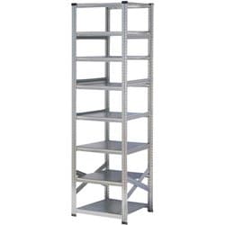 軽量 シンプル イタリア製 スチールラック 本体 幅67.7×高さ250×奥行60cm 8段 MS6258d6