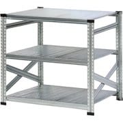 軽量 シンプル イタリア製 スチールラック 本体 幅97.7×高さ91.7×奥行60cm 3段 MS993d6