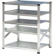 軽量 シンプル イタリア製 スチールラック 本体 幅97.7×高さ118×奥行60cm 5段 MS9125d6