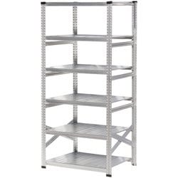 軽量 シンプル イタリア製 スチールラック 本体 幅97.7×高さ236.8×奥行60cm 6段 MS9236d6