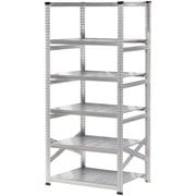 軽量 シンプル イタリア製 スチールラック 本体 幅97.7×高さ236.8×奥行60cm 6段 MS9236d6