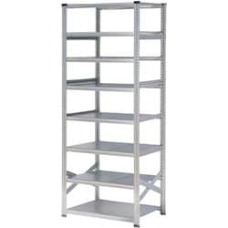 軽量 シンプル イタリア製 スチールラック 本体 幅97.7×高さ250×奥行60cm 8段 MS9258d6