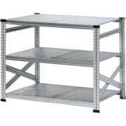 軽量 シンプル イタリア製 スチールラック 本体 幅112.7×高さ91.7×奥行60cm 3段 MS1193d6