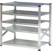 軽量 シンプル イタリア製 スチールラック 本体 幅112.7×高さ118×奥行60cm 5段 MS11125d6