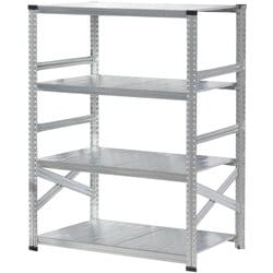 軽量 シンプル イタリア製 スチールラック 本体 幅112.7×高さ157.6×奥行60cm 4段 MS11154d6