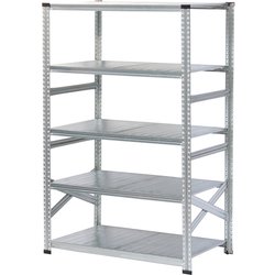 軽量 シンプル イタリア製 スチールラック 本体 幅112.7×高さ184×奥行60cm 5段 MS11185d6