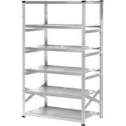 MS11216d6 [軽量 シンプル イタリア製 スチールラック 本体 幅112.7×高さ210.4×奥行60cm 6段]