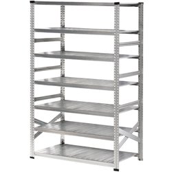 軽量 シンプル イタリア製 スチールラック 本体 幅112.7×高さ236.8×奥行60cm 7段 MS11237d6