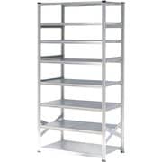 軽量 シンプル イタリア製 スチールラック 本体 幅127.7×高さ250×奥行60cm 8段 MS12258d6