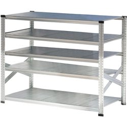 軽量 シンプル イタリア製 スチールラック 本体 幅142.7×高さ118×奥行60cm 5段 MS14125d6