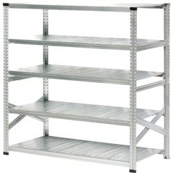 軽量 シンプル イタリア製 スチールラック 本体 幅142.7×高さ157.6×奥行60cm 5段 MS14155d6