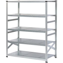 軽量 シンプル イタリア製 スチールラック 本体 幅142.7×高さ184×奥行60cm 5段 MS14185d6