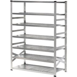 軽量 シンプル イタリア製 スチールラック 本体 幅142.7×高さ210.4×奥行60cm 7段 MS14217d6