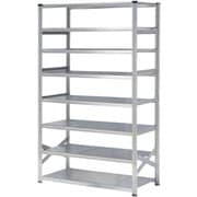 軽量 シンプル イタリア製 スチールラック 本体 幅142.7×高さ250×奥行60cm 8段 MS14258d6