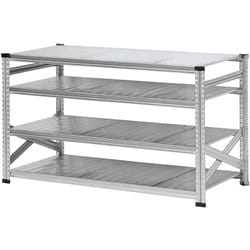 軽量 シンプル イタリア製 スチールラック 本体 幅157.7×高さ91.7×奥行60cm 4段 MS1594d6