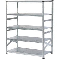 軽量 シンプル イタリア製 スチールラック 本体 幅157.7×高さ184×奥行60cm 5段 MS15185d6