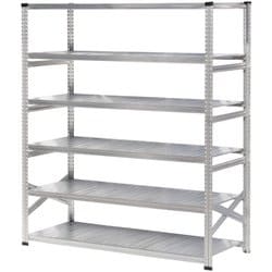 軽量 シンプル イタリア製 スチールラック 本体 幅172.7×高さ210.4×奥行60cm 6段 MS17216d6