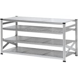 軽量 シンプル イタリア製 スチールラック 本体 幅187.7×高さ91.7×奥行60cm 4段 MS1894d6