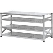軽量 シンプル イタリア製 スチールラック 本体 幅187.7×高さ91.7×奥行60cm 4段 MS1894d6