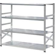 軽量 シンプル イタリア製 スチールラック 本体 幅187.7×高さ157.6×奥行60cm 4段 MS18154d6