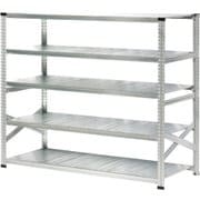 軽量 シンプル イタリア製 スチールラック 本体 幅187.7×高さ157.6×奥行60cm 5段 MS18155d6