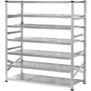 軽量 シンプル イタリア製 スチールラック 本体 幅187.7×高さ197.2×奥行60cm 7段 MS18197d6