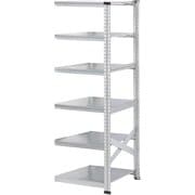 軽量 シンプル イタリア製 スチールラック 連結用 幅67.7×高さ184×奥行60cm 6段 MS6186d6s