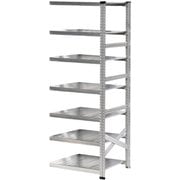 軽量 シンプル イタリア製 スチールラック 連結用 幅67.7×高さ197.2×奥行60cm 7段 MS6197d6s