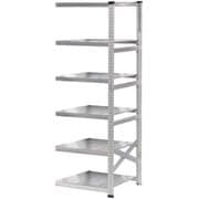 軽量 シンプル イタリア製 スチールラック 連結用 幅67.7×高さ236.8×奥行60cm 6段 MS6236d6s