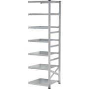 軽量 シンプル イタリア製 スチールラック 連結用 幅67.7×高さ250×奥行60cm 7段 MS6257d6s