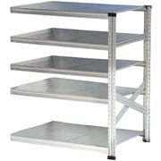 軽量 シンプル イタリア製 スチールラック 連結用 幅97.7×高さ118×奥行60cm 5段 MS9125d6s