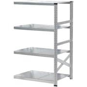 軽量 シンプル イタリア製 スチールラック 連結用 幅97.7×高さ157.6×奥行60cm 4段 MS9154d6s
