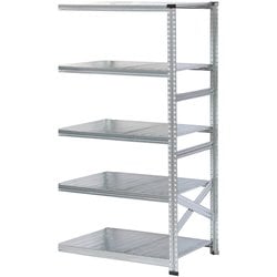 軽量 シンプル イタリア製 スチールラック 連結用 幅97.7×高さ184×奥行60cm 5段 MS9185d6s