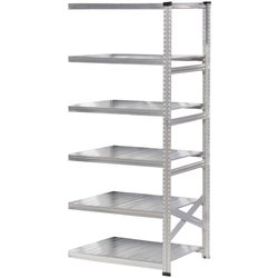 軽量 シンプル イタリア製 スチールラック 連結用 幅97.7×高さ210.4×奥行60cm 6段 MS9216d6s