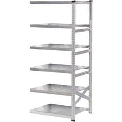 軽量 シンプル イタリア製 スチールラック 連結用 幅97.7×高さ236.8×奥行60cm 6段 MS9236d6s