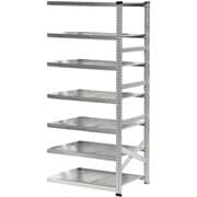 軽量 シンプル イタリア製 スチールラック 連結用 幅97.7×高さ236.8×奥行60cm 7段 MS9237d6s