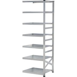 軽量 シンプル イタリア製 スチールラック 連結用 幅97.7×高さ250×奥行60cm 7段 MS9257d6s