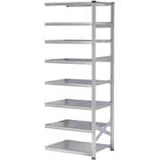 軽量 シンプル イタリア製 スチールラック 連結用 幅97.7×高さ250×奥行60cm 8段 MS9258d6s